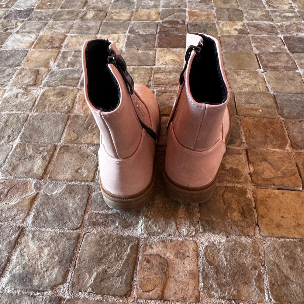 Pink Kids Cowboy Boots - Picture 5 of 7
